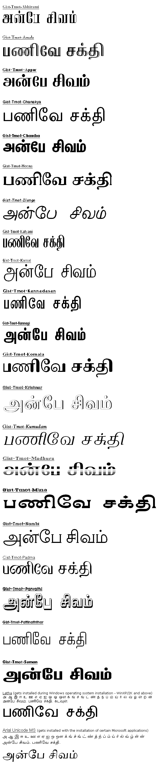 indian fonts free download